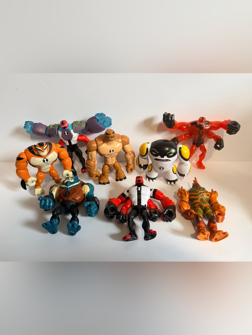 Ben 10 Action Figures Lot - Multiple Characters